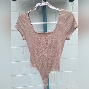 Small Wild Fable Camel colored Bodysuit